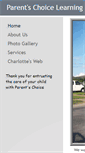 Mobile Screenshot of parentschoicebiloxi.com